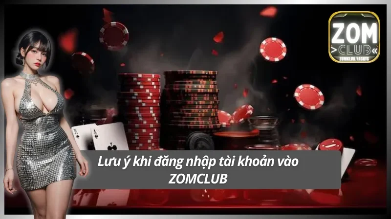 Điều kiện và chú ý nhỏ khi đăng nhập tại ZOMCLUB
